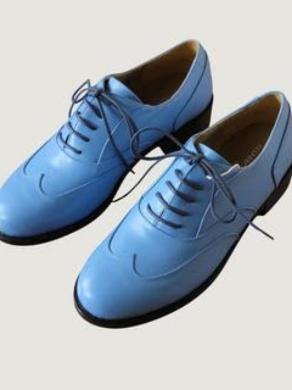 Delpozo Fabulous Blue Derby Shoes